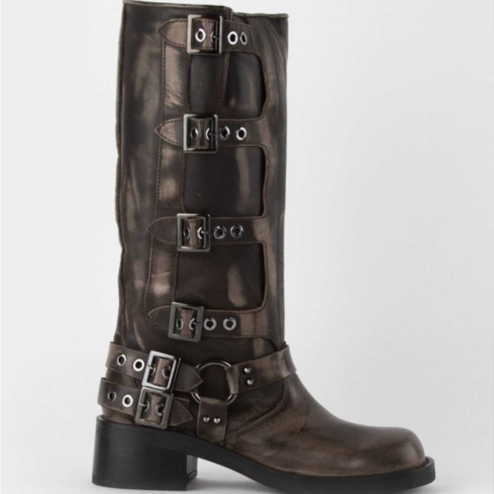 Steve Madden Rocky moto boots 7